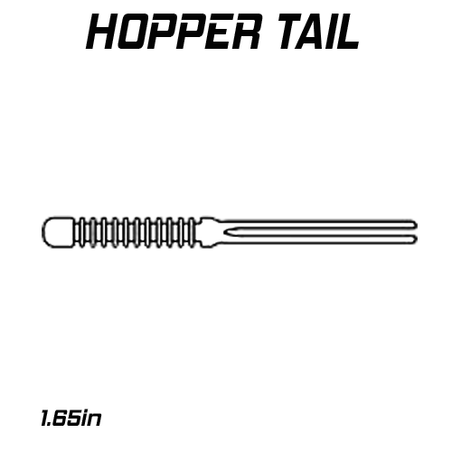 FishDaddy Hopper Tail BioSilicone Glow Plastics (BGP)