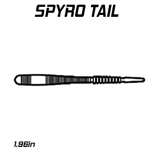 FishDaddy Spyro Tail BioSilicone Glow Plastics (BGP)