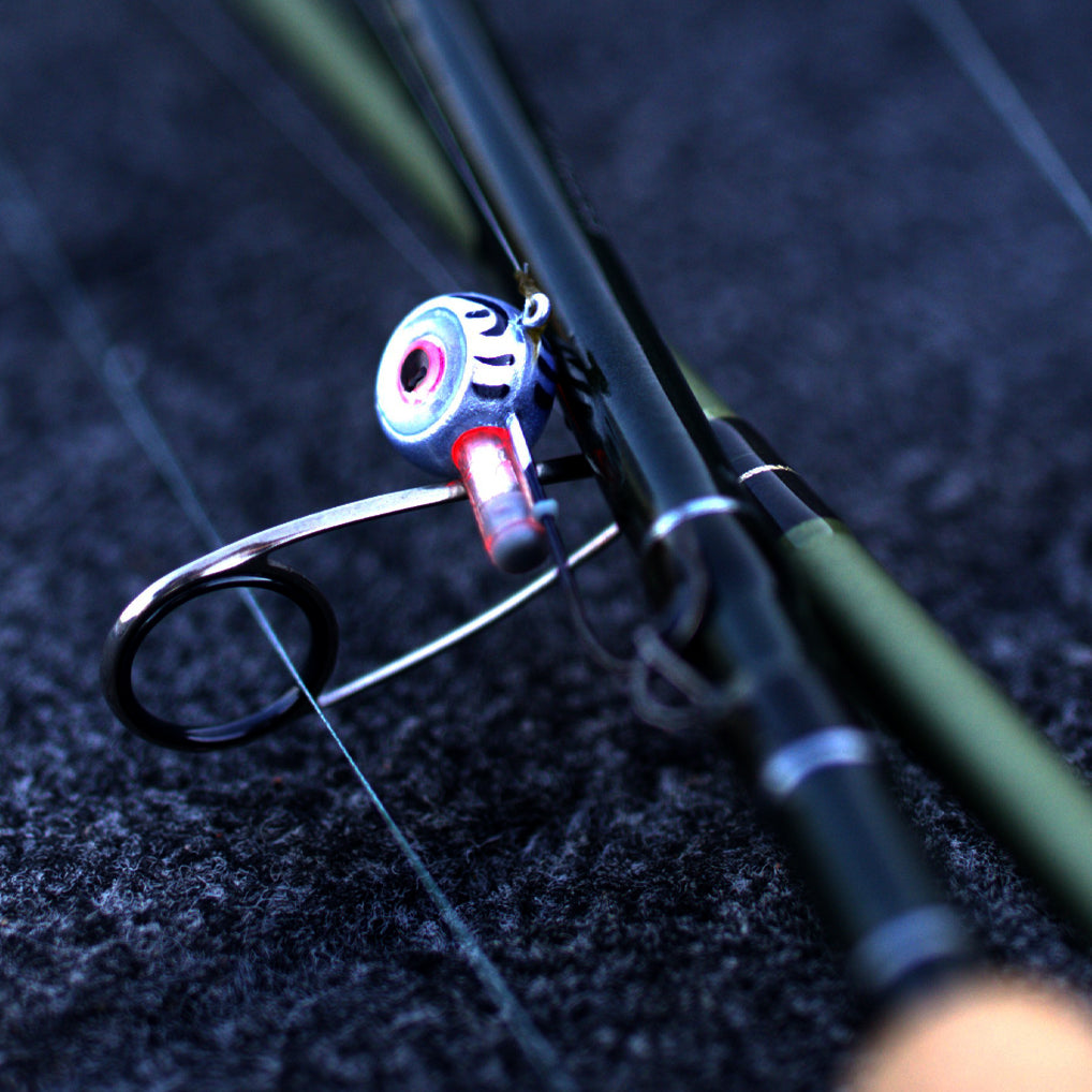 FishDaddy GloEye Jig Kit | Includes: Micro LED, Glass Rattle, & Glow Flare