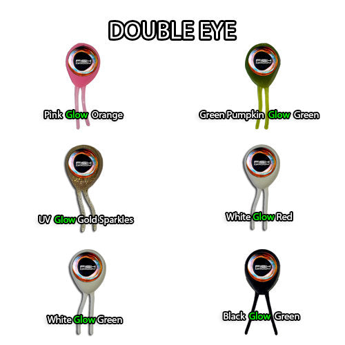 FishDaddy DoubleEye BioSilicone Glow Plastics (BGP)