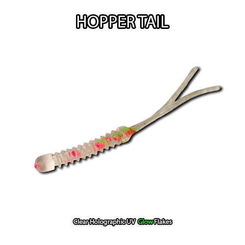 FishDaddy Hopper Tail BioSilicone Glow Plastics (BGP)