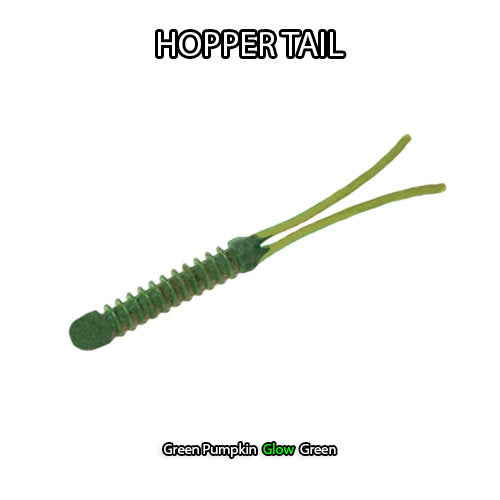 FishDaddy Hopper Tail BioSilicone Glow Plastics (BGP)
