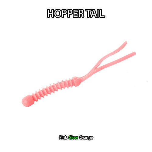 FishDaddy Hopper Tail BioSilicone Glow Plastics (BGP)