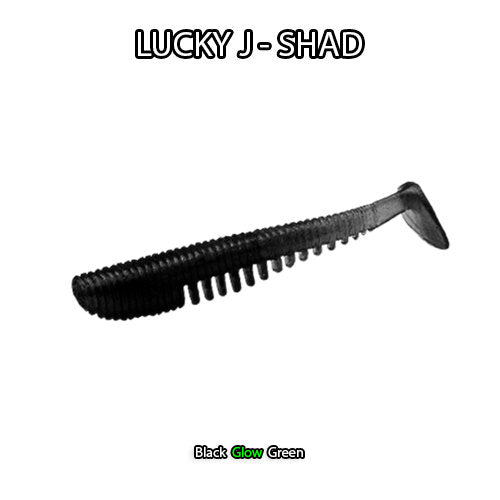 FishDaddy Lucky J-Shad BioSilicone Glow Plastics (BGP)