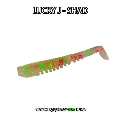 FishDaddy Lucky J-Shad BioSilicone Glow Plastics (BGP)