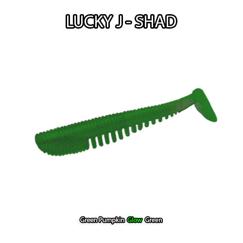 FishDaddy Lucky J-Shad BioSilicone Glow Plastics (BGP)