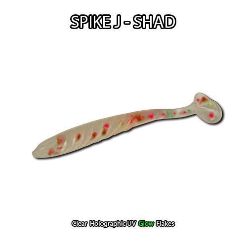 FishDaddy Spike J-Shad BioSilicone Soft Plastics