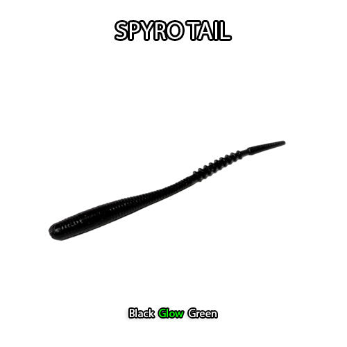 FishDaddy Spyro Tail BioSilicone Glow Plastics (BGP)