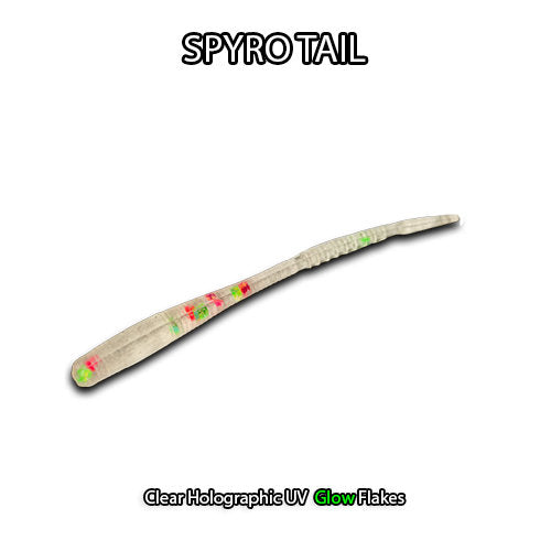 FishDaddy Spyro Tail BioSilicone Glow Plastics (BGP)