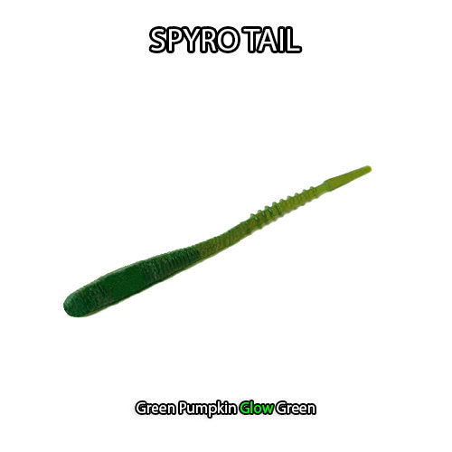 FishDaddy Spyro Tail BioSilicone Glow Plastics (BGP)