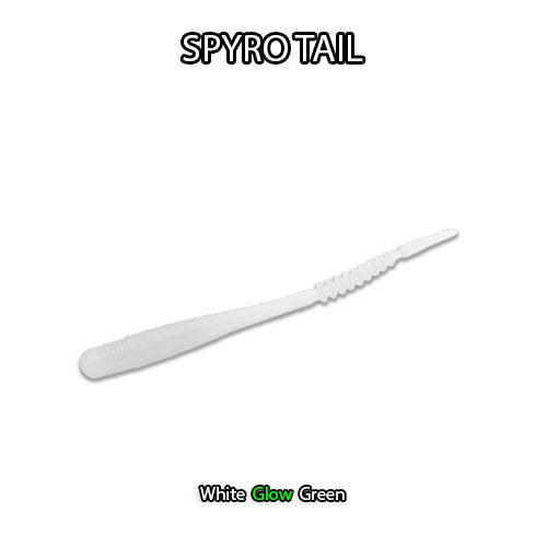 FishDaddy Spyro Tail BioSilicone Glow Plastics (BGP)