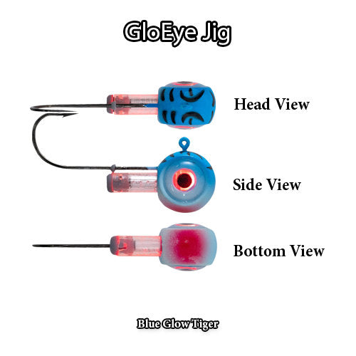 FishDaddy GloEye Jig Kit | Includes: Micro LED, Glass Rattle, & Glow Flare