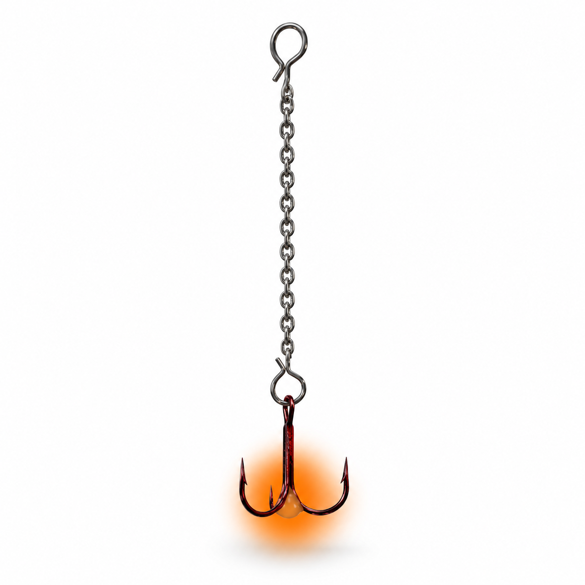 FishDaddy Glow Epoxy Dropper Chain in Glow Orange