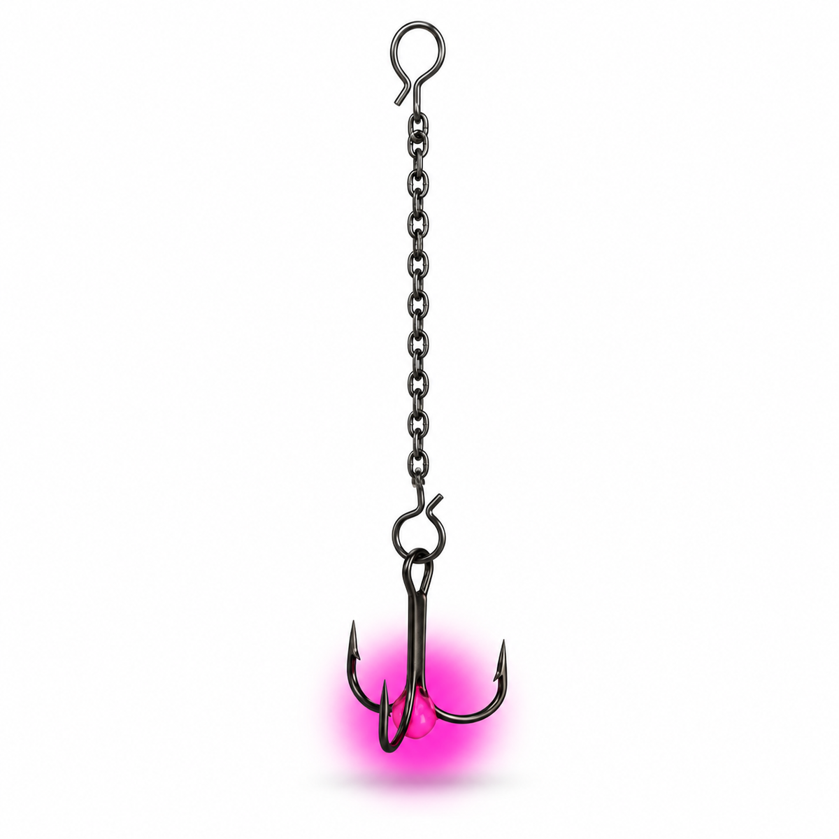 FishDaddy Glow Epoxy Dropper Chain in Glow Pink