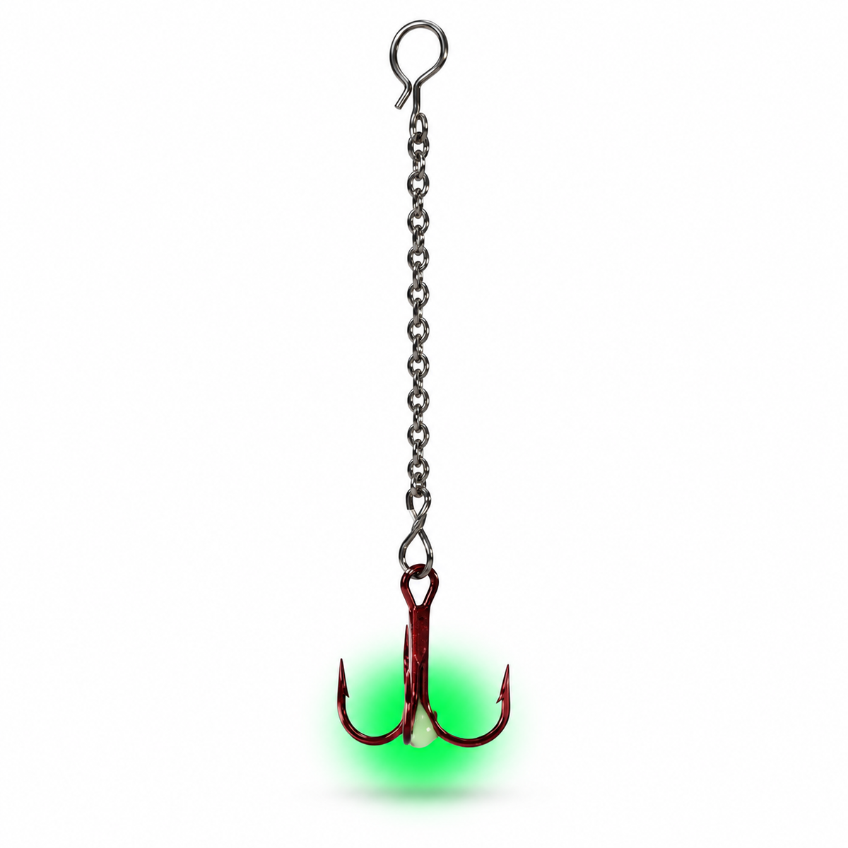 FishDaddy Glow Epoxy Dropper Chain in Glow Green